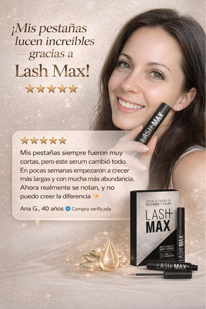 Pack 2 LashMax Serum Pestañas | ¡TIEMPO LIMITADO!